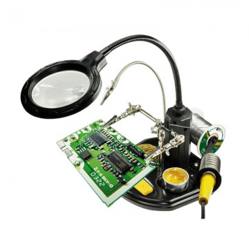 Blanko soldeerhulp met loeplamp 16 leds 1