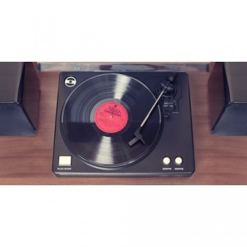 Krueger matz platenspeler bovenkant sfeerfoto