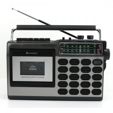 Soundmaster rr18sw radio cassetterecorder met usb