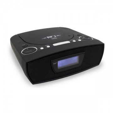 Soundmaster urd480sw dab wekkerradio zijkant