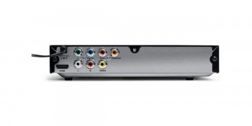 Zwarte muse m 55 dvd speler achteraanzicht